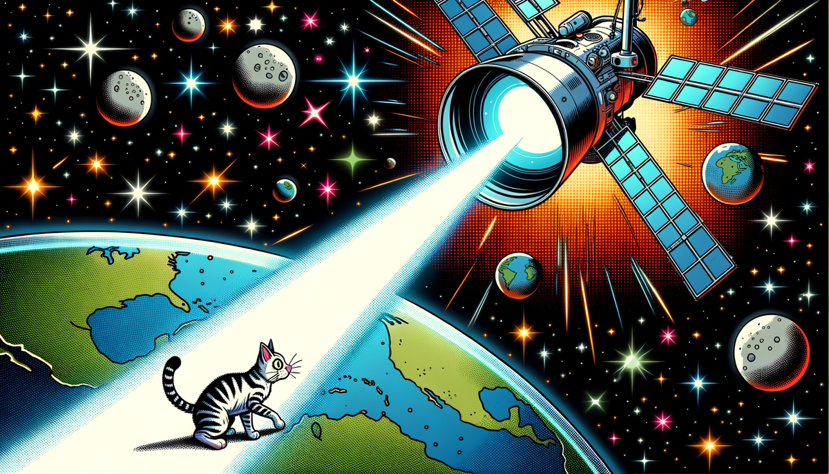 NASA beams ultra-HD cat video from space with laser technology