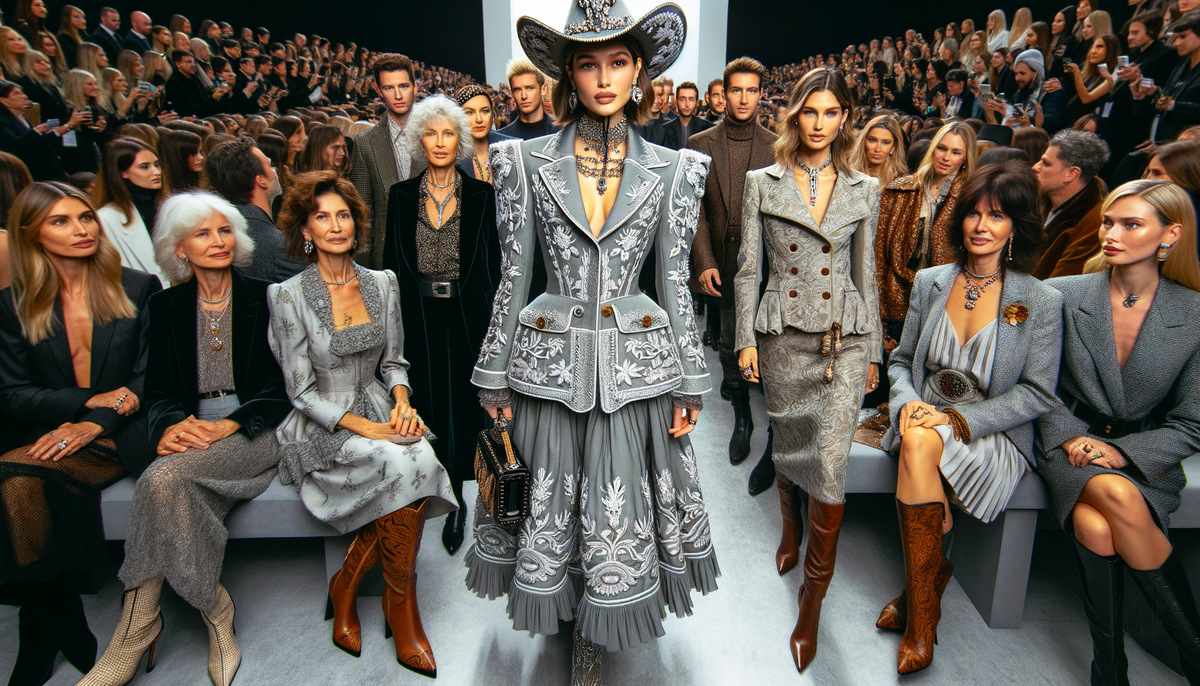 Tina Knowles and Beyoncé Cheer on Julez at NYFW Runway Debut