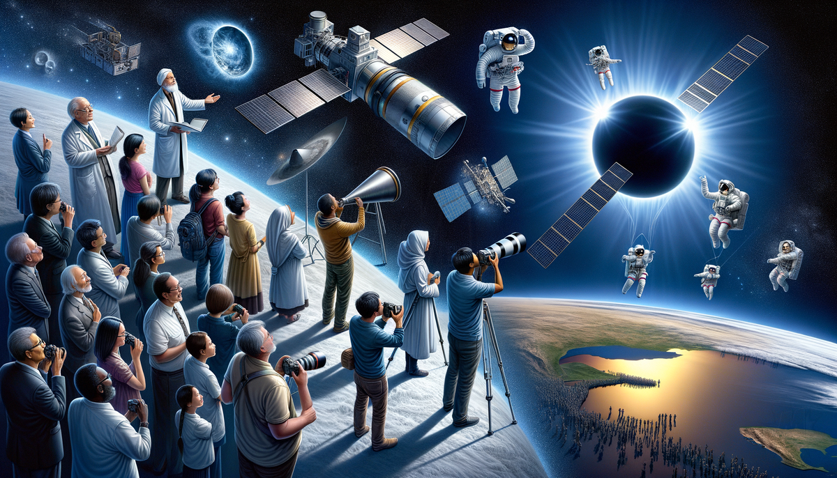 Telescope and Satellite Capture Dual Eclipses Across North America