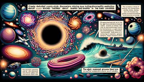 James Webb Telescope Discovers Earliest Black Hole and Surfboard Galaxies