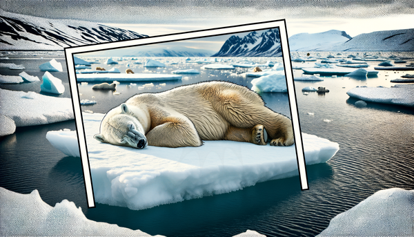 Napping Polar Bear on Iceberg Captures Wildlife Photography Award