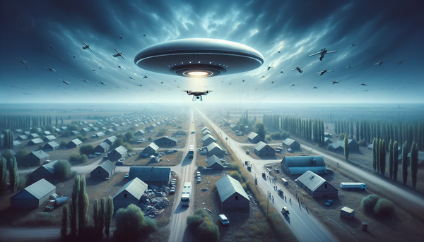 UFO Sighted Over Ukraine by Recon Drone