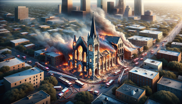Fire Consumes Historic First Baptist Church in Dallas, Partially Collapses