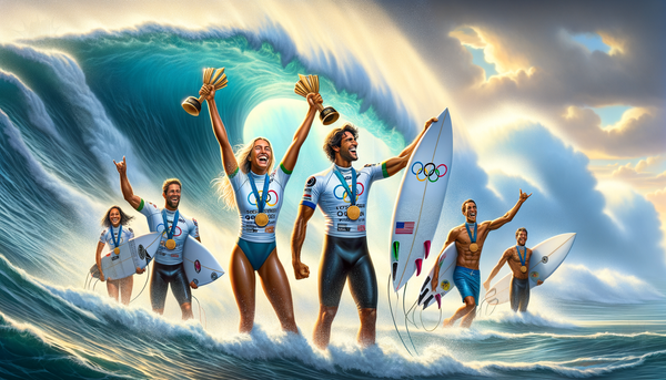 Caroline Marks and Kauli Vaast Win Olympic Surfing Gold